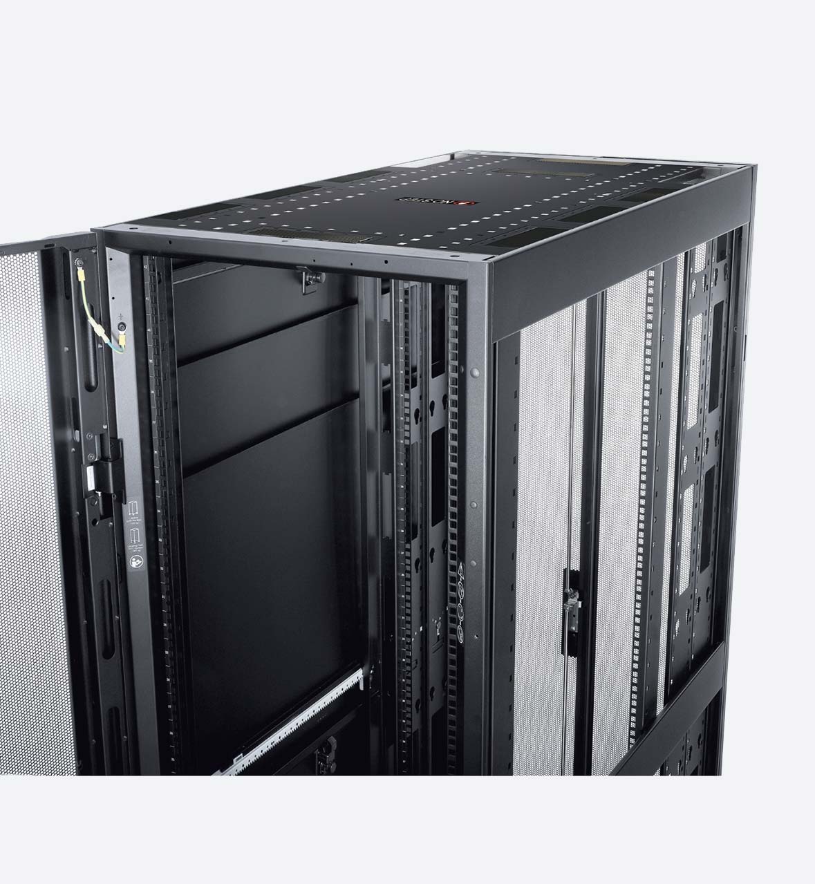 APC NetShelter SX, Server Rack Enclosure, 45U, Black, 2124H x 600W x 1200D mm - Image 6